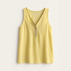 Joie Yellow Sleeveless Top